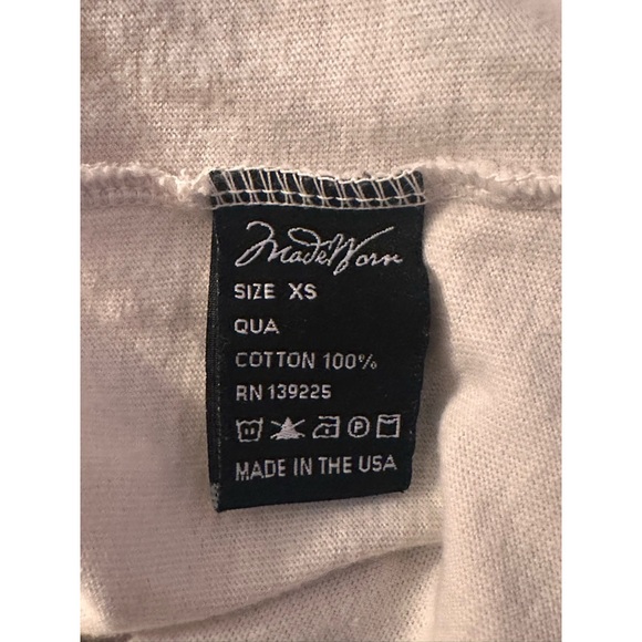 MadeWorn Rock n’ Roll T-Shirt With Bag. Size XS - Picture 5 of 8